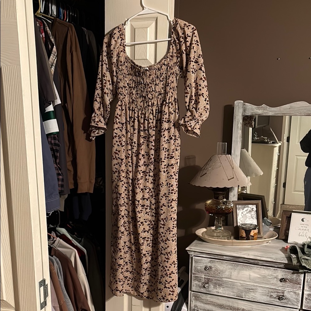 Floral Print Women's Dress